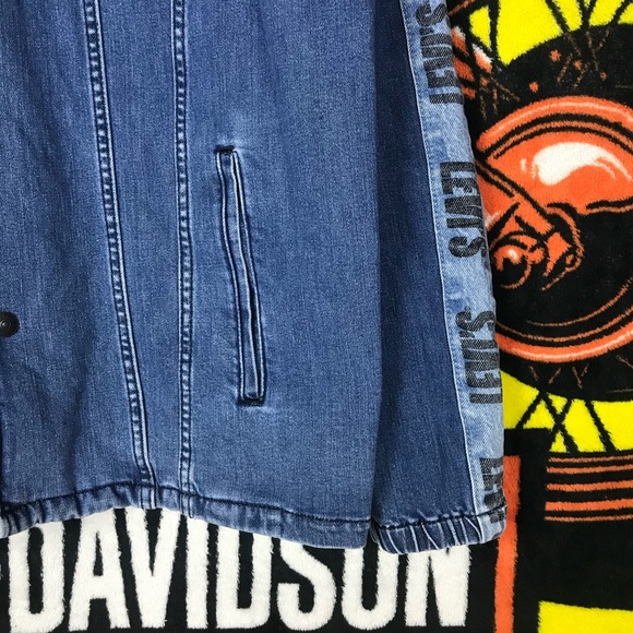 Levi’s Premium Denim Trucker Snap Button Jacket - Picture 4 of 7